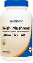 Suplemento Nutricost Reishi Mushroom Capsules 1500mg 120ct