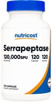 Suplemento Nutricost Serrapeptase 120.000 SPU 120 cápsulas