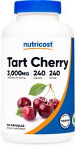 Suplemento Nutricost Tart Cherry Extract 3000 mg 240 cápsulas