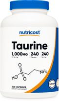 Suplemento Nutricost Taurine 1000mg 240 cápsulas Suplemento Nutricost Taurine 1000mg 240 cápsulas