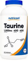 Suplemento Nutricost Taurine 1000mg 400 cápsulas Suplemento Nutricost Taurine 1000mg 400 cápsulas