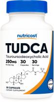 Suplemento Nutricost Tudca 250mg 30 cápsulas de ácido tauroursodesoxicólico