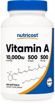 Suplemento Nutricost Vitamina A 10.000 UI 500 cápsulas de gelatina