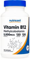 Suplemento Nutricost Vitamina B12 5000mcg 120 cápsulas