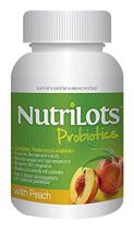 Suplemento NutriLots com pó de pêssego 60 cápsulas probióticas
