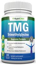 Suplemento NutrionN Trimetilglicina TMG 1000mg 180 cápsulas