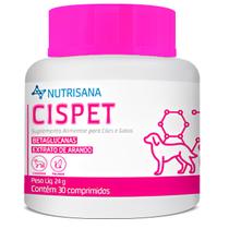 Suplemento Nutrisana Cispet Para Cães E Gatos Com 30 Comp