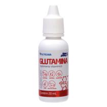 Suplemento Nutrisana Glutamina 20ml para Cães e Gatos