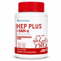 Suplemento Nutrisana Hep Plus + SAM-e para Cães e Gatos com 30 Comprimidos Suplemento Nutrisana Hep Plus + SAM-e para Cães e Gatos com 30 Comprimidos