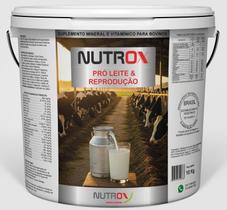 Suplemento Nutrox Pró Leite Reprodução para Gado Leiteiro Controle De Mastite E Ccs