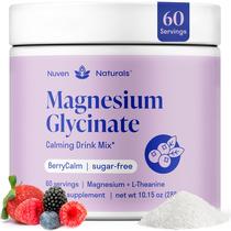 Suplemento Nuven Naturals Glicinato de Magnésio em Pó 300mg