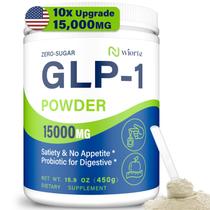 Suplemento Nwiorte GLP-1 em pó 450ml com probiótico e alto teor de fibra