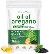 Suplemento Obill NuTrance Óleo de Orégano 300 Cápsulas Gelatinosas 6000mg
