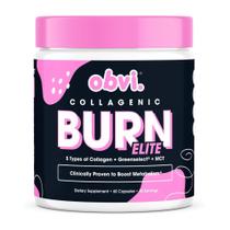 Suplemento Obvi Burn Elite com colágeno e chá verde 60 cápsulas Suplemento Obvi Burn Elite com colágeno e chá verde 60 cápsulas