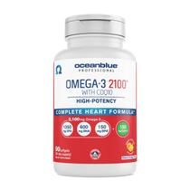 Suplemento Oceanblue Omega-3 2100 com CoQ10 - 90 Comprimidos