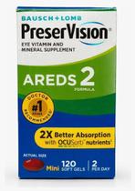 Suplemento Ocular Preservision Areds2 - Vitaminas e Minerais Essenciais 120 Softgels Suplemento Ocular Preservision Areds2 - Vitaminas e Minerais Essenciais 120 Softgels