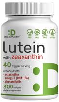Suplemento: OFERTA: SUPLEMENTO: Luteína e Zeaxantina 40 mg, 300 cápsulas gelatinosas
