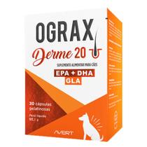 Suplemento Ograx Derme 20 com 30 Cápsulas