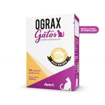 Suplemento Ograx Gatos Avert C/30 Cápsulas