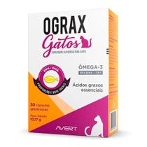 Suplemento Ograx Gatos Avert C/30 Cápsulas
