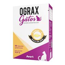 Suplemento Ograx Gatos com 30 Cápsulas