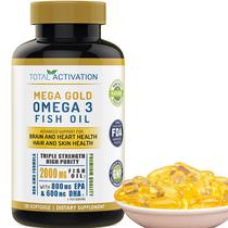 Suplemento Óleo de Peixe Omega 3 de Ativação Total 2000 mg 120 Cápsulas Gelatinosas Suplemento Óleo de Peixe Omega 3 de Ativação Total 2000 mg 120 Cápsulas Gelatinosas