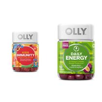 Suplemento OLLY Kids Immunity Gummy 50 unidades + Daily Energy 60