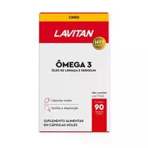 Suplemento Omega 3 com 90 Capsulas Moles Lavitan