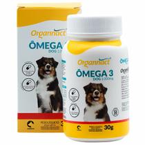 Suplemento Ômega 3 Dog Organnact para Cães 30 Cápsulas