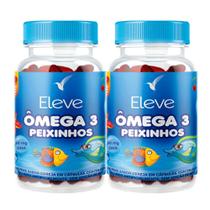 Suplemento Ômega 3 Infantil 60 Dias Mastigáveis Cereja Eleve