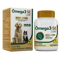 Suplemento Ômega3+SE 1100 30 cápsulas - Vetnil