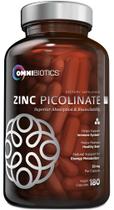 Suplemento OmniBiotics Picolinato de Zinco 30 mg 180 cápsulas veganas Suplemento OmniBiotics Picolinato de Zinco 30 mg 180 cápsulas veganas