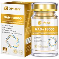 Suplemento OMOGS NAD+ 300 mg + Trans-Resveratrol 200 mg 60 cápsulas Suplemento OMOGS NAD+ 300 mg + Trans-Resveratrol 200 mg 60 cápsulas