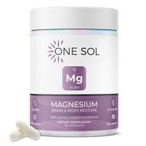 Suplemento One Sol Magnesium 1378mg Dual Source 60 cápsulas