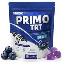 Suplemento Oneoo Primo TRT Gummies para Desempenho Masculino 60 unidades