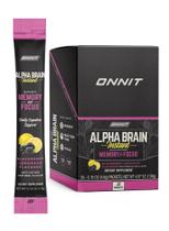 Suplemento ONNIT Alpha Brain Instantâneo - Sabor Limão-Amora - 30 Sachês