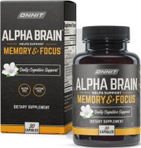 Suplemento ONNIT Alpha Brain Premium - Nootropic - 30 Cápsulas