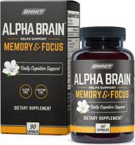 Suplemento ONNIT Alpha Brain Premium Nootropic 90 cápsulas