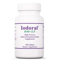 Suplemento Optimox Iodoral 12,5 mg de iodo para tireóide 180 comprimidos Suplemento Optimox Iodoral 12,5 mg de iodo para tireóide 180 comprimidos
