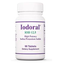 Suplemento Optimox Iodoral 12,5mg - Suporte para Tireoide (90 Cápsulas)