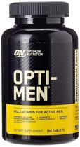 Suplemento Optimum Nutrition Opti-Men 150 comprimidos Suplemento Optimum Nutrition Opti-Men 150 comprimidos