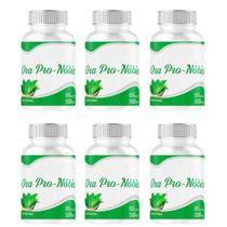 Suplemento Ora pro Nobolis 360 cápsulas 500 mg fibra 6 frascos x 60 cápsulas