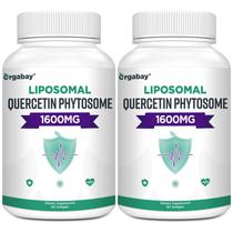 Suplemento Orgabay Quercetina Lipossomal 1600 mg Bromelaína 200 mg