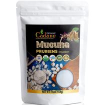 Suplemento orgânico Cadane Mucuna Pruriens em pó 454g Suplemento orgânico Cadane Mucuna Pruriens em pó 454g