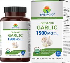 Suplemento Orgânico de Alho Brieofood 1500mg 90 Comprimidos Suplemento Orgânico de Alho Brieofood 1500mg 90 Comprimidos
