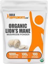 Suplemento Orgânico Lions Mane 100g - BulkSupplements.com