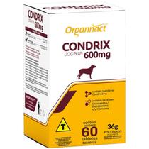 Suplemento Organnacat Condrix Dog Plus 600mg - Embalagem com 60 Tabletes Suplemento Organnacat Condrix Dog Plus 600mg - Embalagem com 60 Tabletes