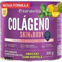Suplemento p/ pele Colágeno em Pó Hidrolisado Skin Sanavita 200g - Peptídeos bioativos Suplemento p/ pele Colágeno em Pó Hidrolisado Skin Sanavita 200g - Peptídeos bioativos