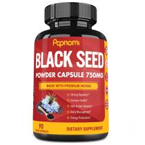 Suplemento Papnami Pure Black Seed Powder em cápsulas 750 mg 90 comprimidos