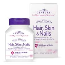 Suplemento para cabelo, pele e unhas do século XXI x90 comprimidos Suplemento para cabelo, pele e unhas do século XXI x90 comprimidos
